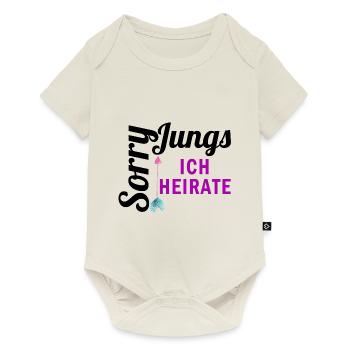 Braut JGA Jungesellinnenabschied Polterabend Crew - Baby Premium Kurzarmbody - Naturweiß - Vorne