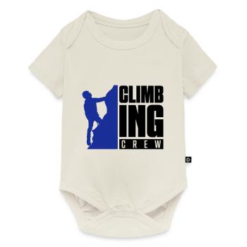 climbing crew - Baby Premium short-sleeve bodysuit - off white - Front