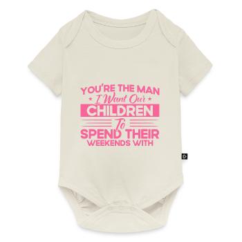 Scheidung Ex Partner Auflösung der Ehe Geschenk - Baby Premium Kurzarmbody - Naturweiß - Vorne