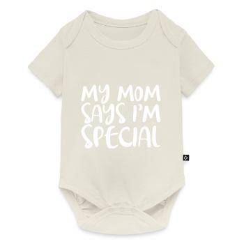 My Mom Says I'm Special - Baby Premium short-sleeve bodysuit - off white - Front