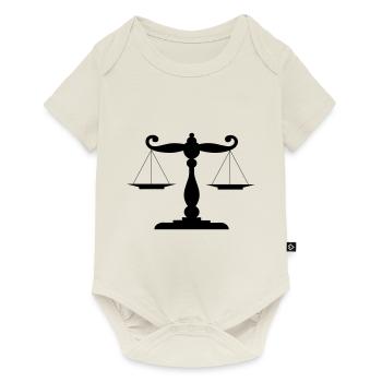 scales - Baby Premium short-sleeve bodysuit - off white - Front