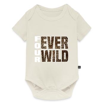 Four Ever Wild 30 - Baby Premium Kurzarmbody - Naturweiß - Vorne