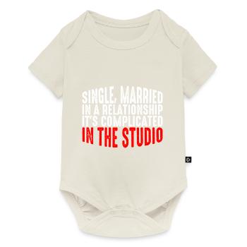 Single, Married, In The Studio 6 - Baby Premium short-sleeve bodysuit - off white - Front