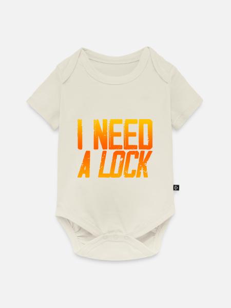 I Need A Lock 3 - Baby Premium Kurzarmbody - Naturweiß