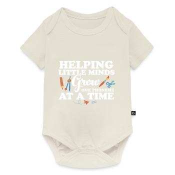 Helping Little Minds Grow One Phonemes At A Time - Baby Premium short-sleeve bodysuit - off white - Front