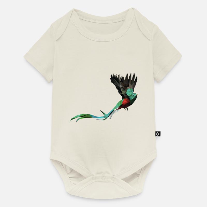 Quetzal - Body à manches courtes Premium Bébé - blanc cassé