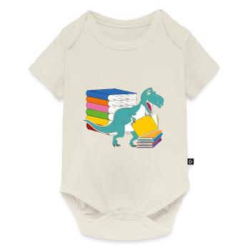 Dinosaur Books Future Paleontologist Dinosaurs - Baby Premium short-sleeve bodysuit - off white - Front