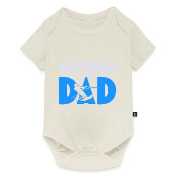 Water Skiing Papa Waterskiing Father's Day - Baby Premium short-sleeve bodysuit - off white - Front