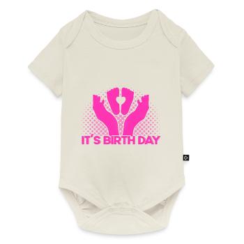 Sage-femme obstétricienne Doula Gift - Body à manches courtes Premium Bébé - blanc cassé - Devant