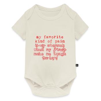 When My Friends Make Me Laugh Too Hard 3 - Baby Premium short-sleeve bodysuit - off white - Front
