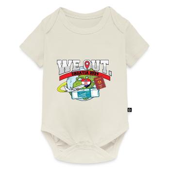 We Out Trip To Croatia Travel Matching Family - Baby Premium short-sleeve bodysuit - off white - Front