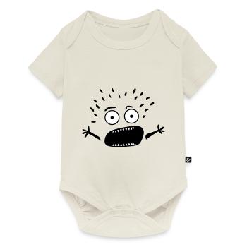 fear icon nothing does scary character scares 1 - Baby Premium short-sleeve bodysuit - off white - Front