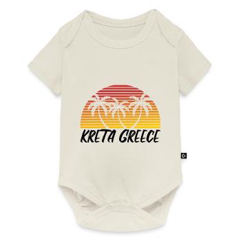 Crete Greece - Baby Premium short-sleeve bodysuit - off white - Front