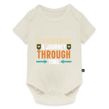 Scrapbooking A journey through time Scrapbookin - Baby Premium short-sleeve bodysuit - off white - Front