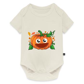 Pumpkin In The Patch Thanksgiving Halloween - Baby Premium short-sleeve bodysuit - off white - Front