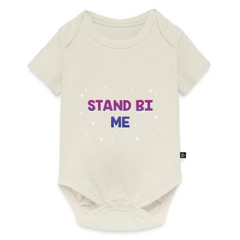 Stand Bi Me Bisexual LGBTQ Bi Pride LGBT Couples - Baby Premium Kurzarmbody - Naturweiß - Vorne