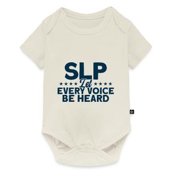 Speech therapist Therapy assistant speech therapy Geschen - Baby Premium short-sleeve bodysuit - off white - Front