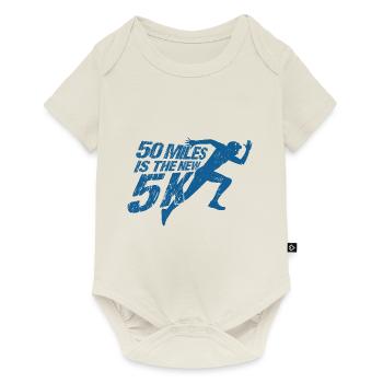 Ultrarunning Ultramarathon Runner Ultramarathon Gesche - Body à manches courtes Premium Bébé - blanc cassé - Devant