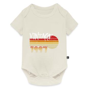 Millésime 1997 - Né en 1997 - Année des Héros! - Body à manches courtes Premium Bébé - blanc cassé - Devant