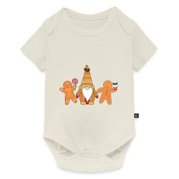 Noël Noël Gnomies - Body à manches courtes Premium Bébé - blanc cassé - Devant