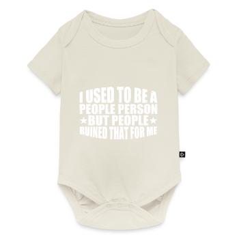I Used To Be A People Person 20 - Baby Premium short-sleeve bodysuit - off white - Front