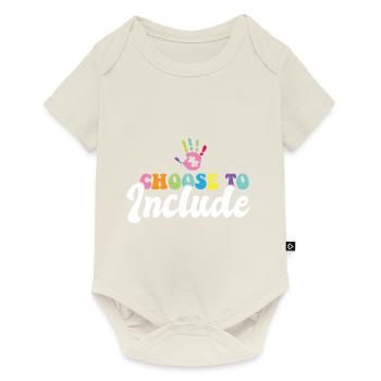 Special Education Teacher Choose to Include SPED - Baby Premium short-sleeve bodysuit - off white - Front
