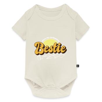 Elle est ma co-enseignante Bestie Copain de travail Meilleure amie - Body à manches courtes Premium Bébé - blanc cassé - Devant