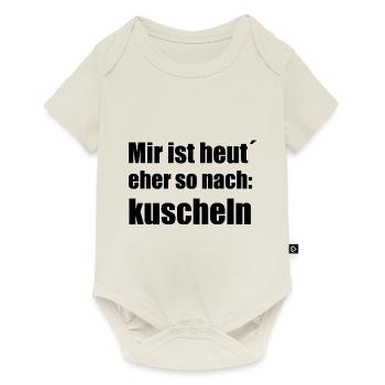 I feel more like cuddling today - Baby Premium short-sleeve bodysuit - off white - Front