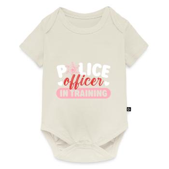 Police officer in training Policeman - Baby Premium short-sleeve bodysuit - off white - Front