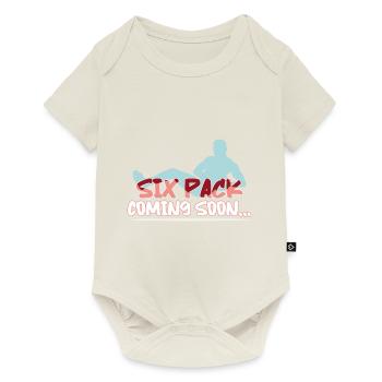 Six Pack à venir 31 - Body à manches courtes Premium Bébé - blanc cassé - Devant