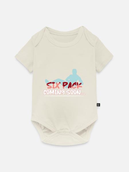 Six Pack Coming Soon 31 - Baby Premium Kurzarmbody - Naturweiß