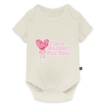 I'm A Sucker For You Funny Valentine's Quote - Baby Premium short-sleeve bodysuit - off white - Front