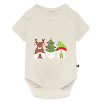 Noël Noël Gnomies - Body à manches courtes Premium Bébé - blanc cassé - Devant