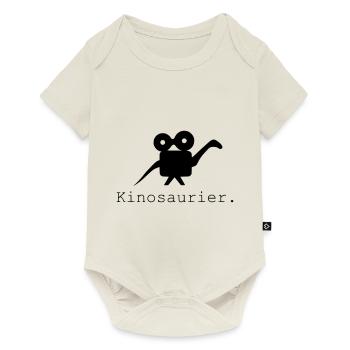 lustig nerd geek, geschenkidee, Kinosaurier - Baby Premium Kurzarmbody - Naturweiß - Vorne