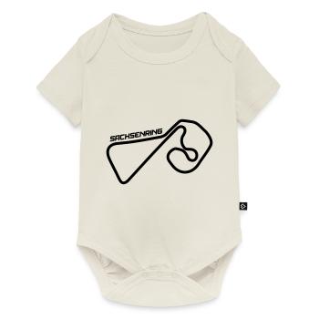 Course de voiture de Sachsenring - Body à manches courtes Premium Bébé - blanc cassé - Devant