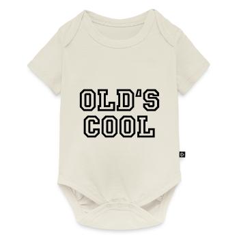 vieux cool - Body à manches courtes Premium Bébé - blanc cassé - Devant