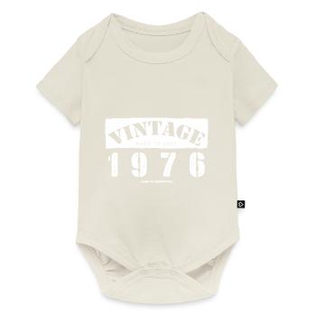 47 Year Old: Vintage Classic 1976 47th Birthday - Baby Premium short-sleeve bodysuit - off white - Front