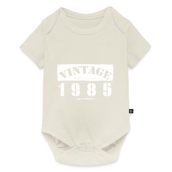38 Year Old: Vintage Classic 1985 38th Birthday - Baby Premium short-sleeve bodysuit - off white - Front