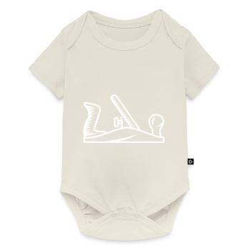 Hobel Design Schreiner Tischler - Baby Premium Kurzarmbody - Naturweiß - Vorne
