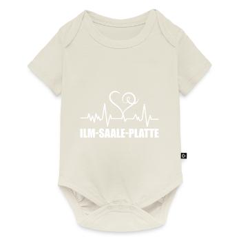 Heartbeat Ilm-Saale-Platte - Baby Premium Kurzarmbody - Naturweiß - Vorne