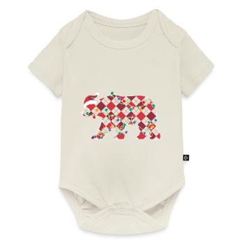 Cadeaux de Noël Noël - Body à manches courtes Premium Bébé - blanc cassé - Devant