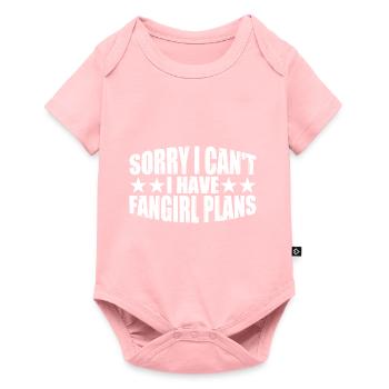 Sorry I Can't, I Have Fangirl Plans 3 - Baby Premium short-sleeve bodysuit - rose - Front