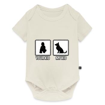 Ton enfant mon enfant - Body à manches courtes Premium Bébé - blanc cassé - Devant