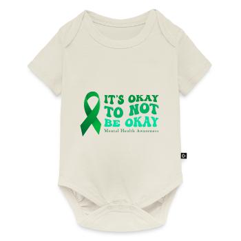 its okay to not be okay Mental Health Awareness - Baby Premium short-sleeve bodysuit - off white - Front