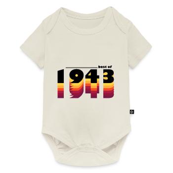 Vintage Bold Tribute to 1943 - Feiern Sie den 82. - Baby Premium Kurzarmbody - Naturweiß - Vorne