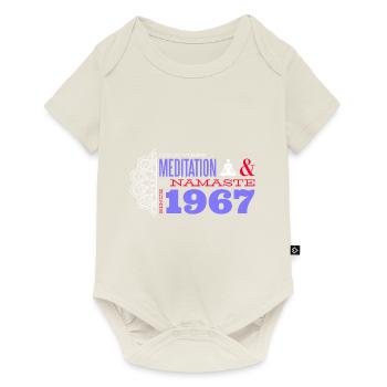 Timeless Vibes Since 1967 - 58 Years Young - Baby Premium short-sleeve bodysuit - off white - Front