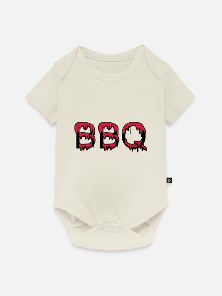 BBQ Grillen - Baby Premium Kurzarmbody - Naturweiß