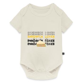 Sandwich Cheese Love Food Fast Food - Baby Premium short-sleeve bodysuit - off white - Front