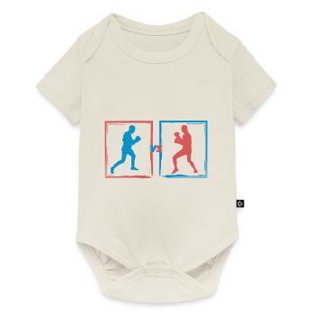 Boxing fight - boxer gift idea - Baby Premium short-sleeve bodysuit - off white - Front