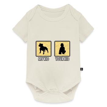 Votre enfant mon enfant - Body à manches courtes Premium Bébé - blanc cassé - Devant